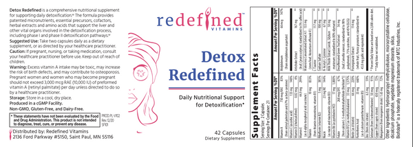 Detox Redefined (Detox support) – Redefined Vitamins